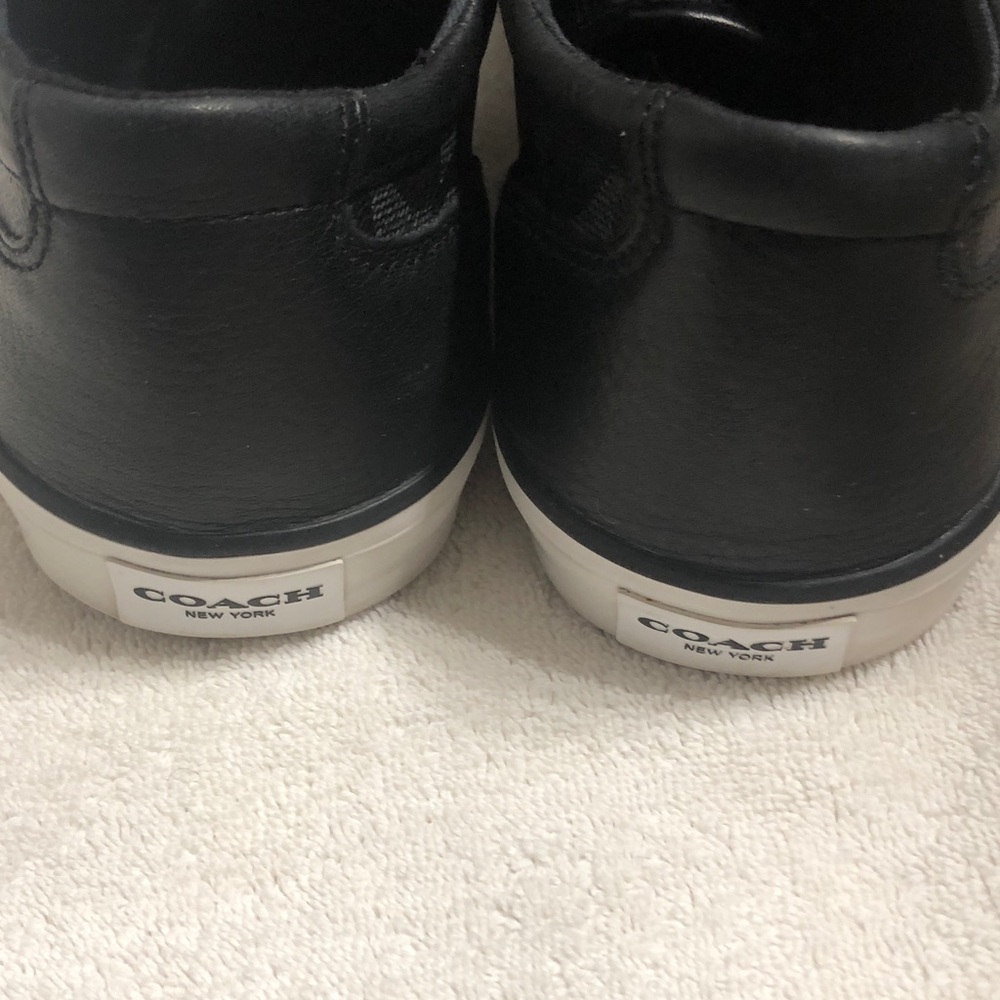 Coach Sneakers Leather And Canvas Men’s Size 10 Pre-owned Used Condition. - Picture 7 of 12